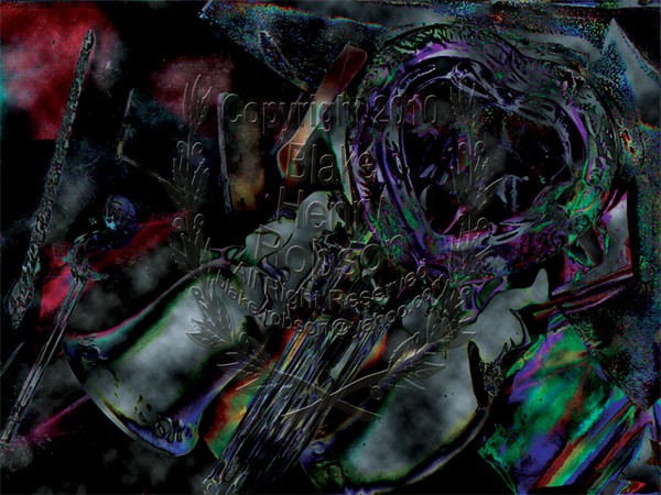 You decide abstract collage
