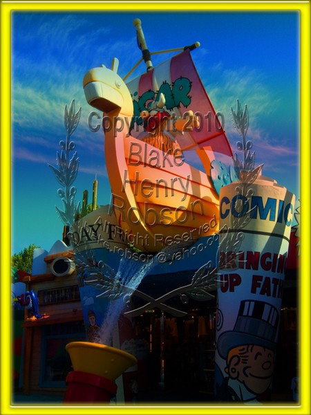 Comics at Universal Studio Florida b