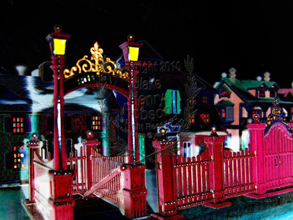 Department 56 Christmas Village Digital Art