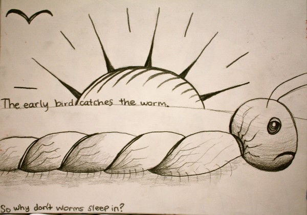 Worm food