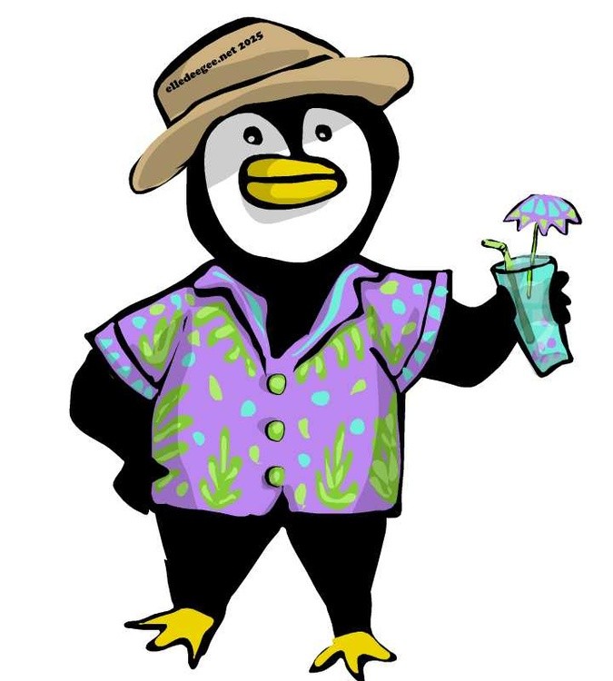 Hawaiian Shirt Penguin