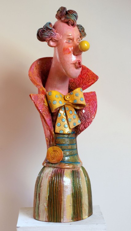 Clown, ceramic 