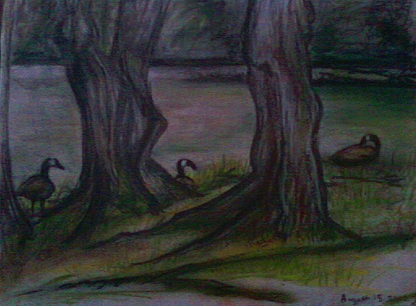 An Evening by the Lake
