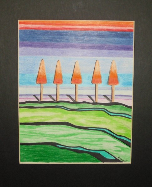 Beach Umbrellas by Anthony Davais