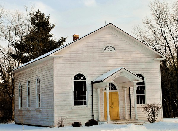 Church with Yellow Door
