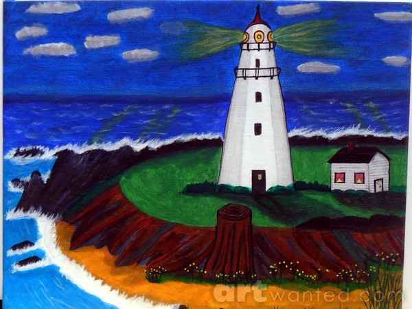 Lighthouse at Night