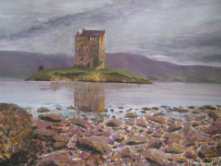 old castle ,in scottish highlands