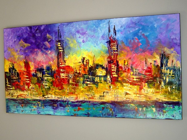 Original oil painting by Eugenia Abramson