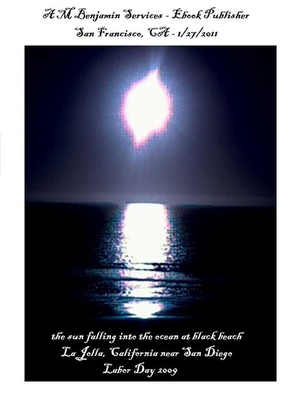 sun falling into ocean at Black Beach