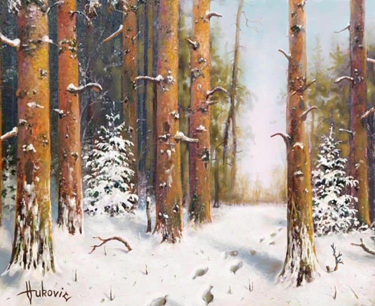 Belated snow