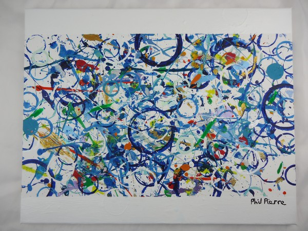 Blue Bubbles 034