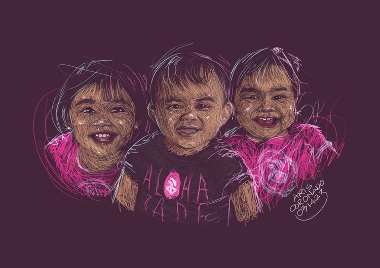 Scribble - LOW BABIES - A3