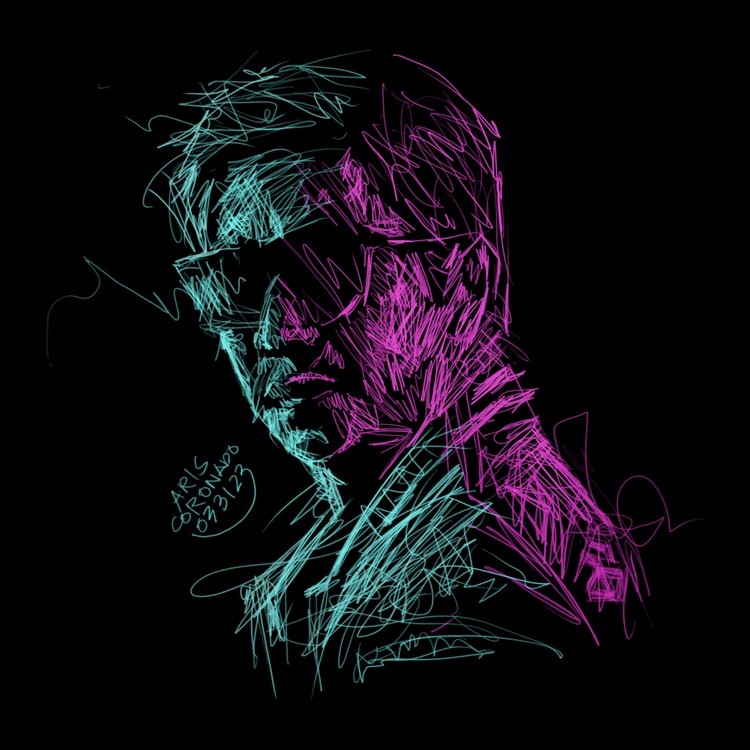 Scribble Art Portrait- BASILIO