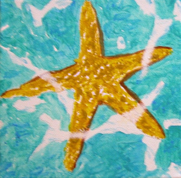 underwater starfish