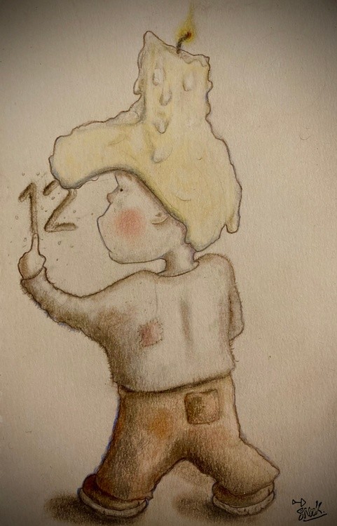 Roo’s candle hat