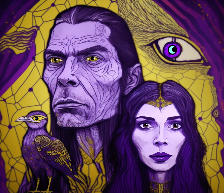 Violet and Gold