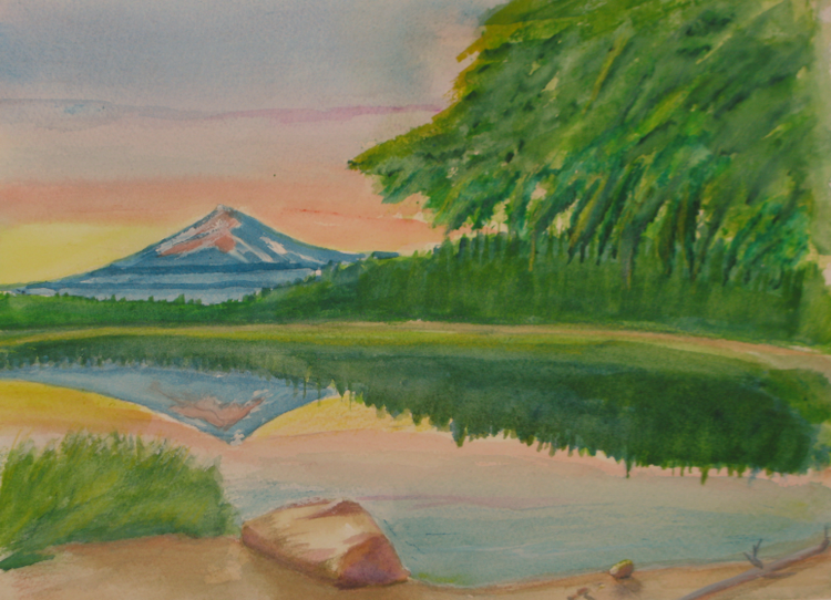 Mt. Hood on Trillium Lake