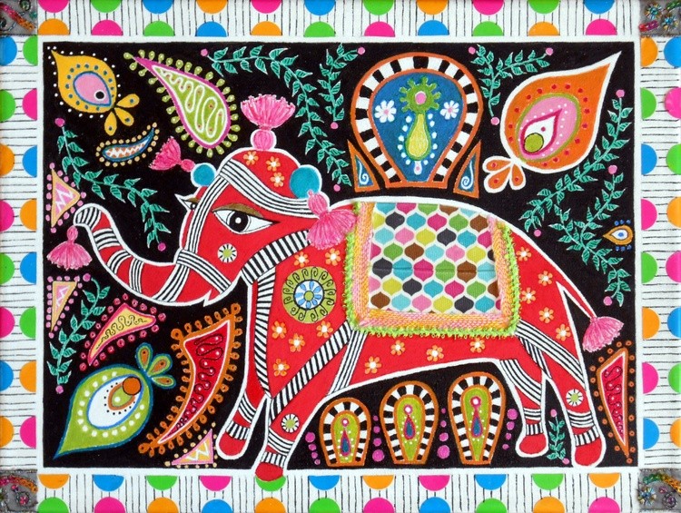 Madhubani Elephant