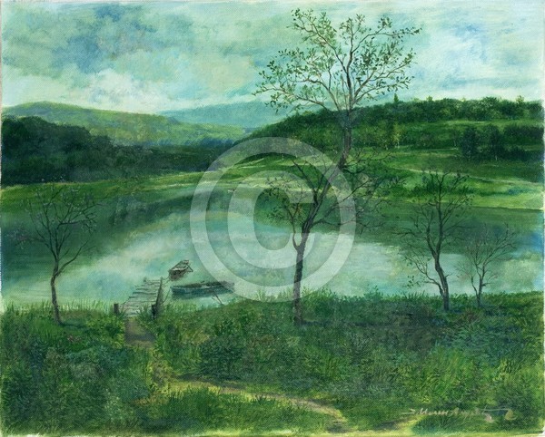 Breite See 50x40 oil on canvas