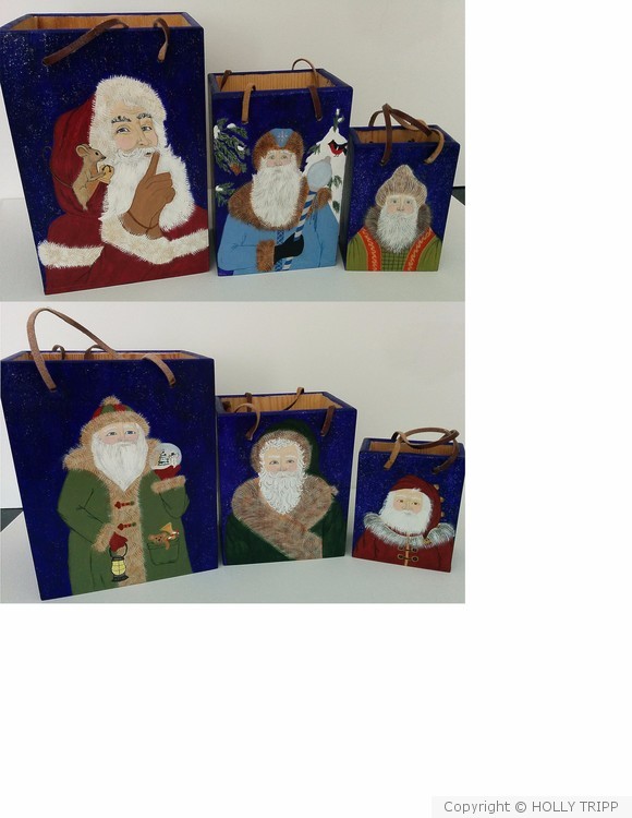 3Pc Christmas theme Nesting Box set