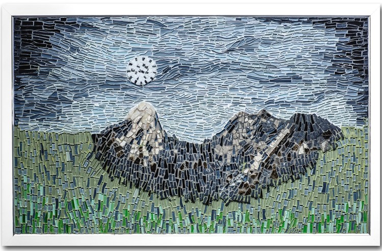 Strength – Stone Woman Mountai Under the Moonlight