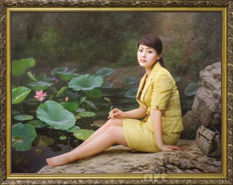 Alex Li - By a lotus pond (2017)
