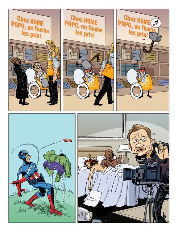 The Avengers movie Parody Movie (Safarir Magazine)
