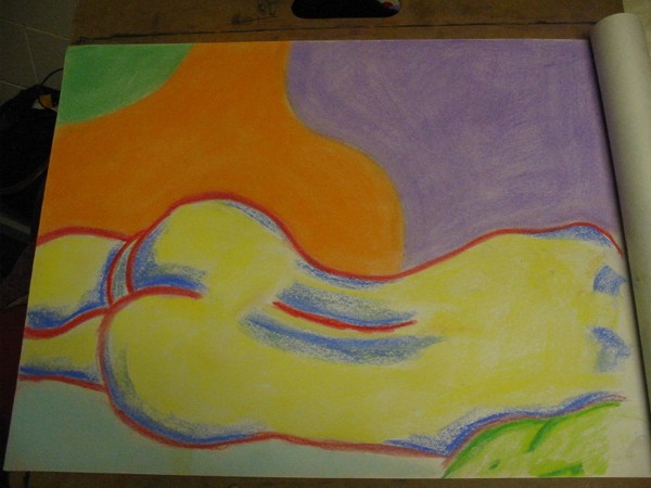 Abstract Nude Figure