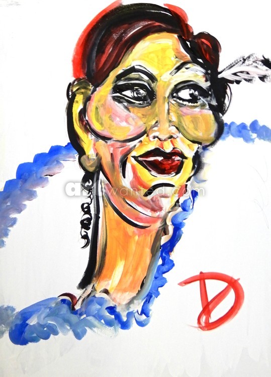 Aretha Franklin Pop Portrait