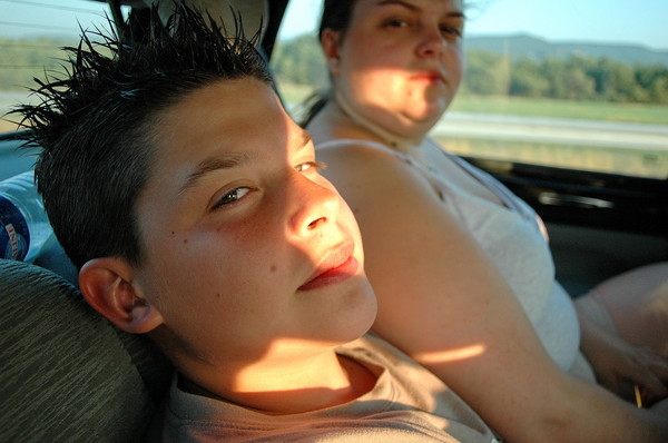 Sun in the face
