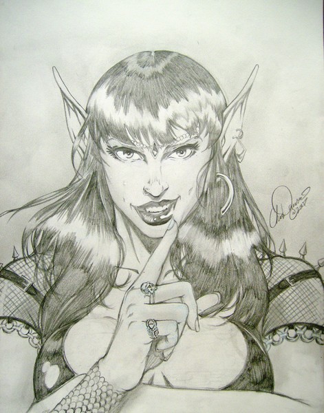 Black Hair Elfin'n Lore Look(Work In Progress