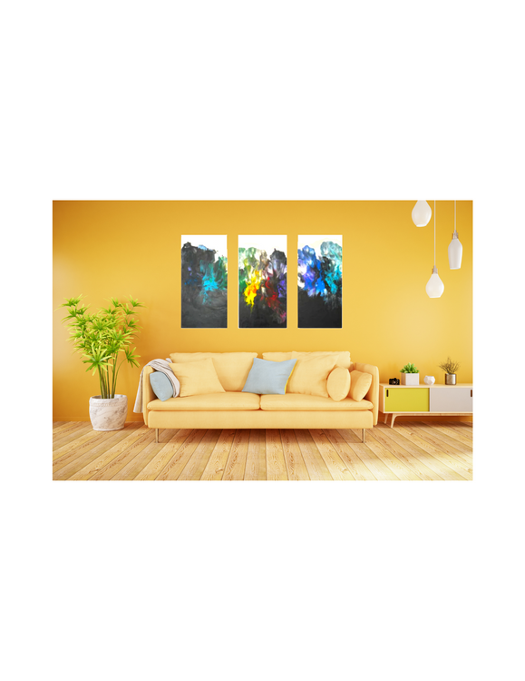 Abstract Fluid Original Acrylic Painting 36