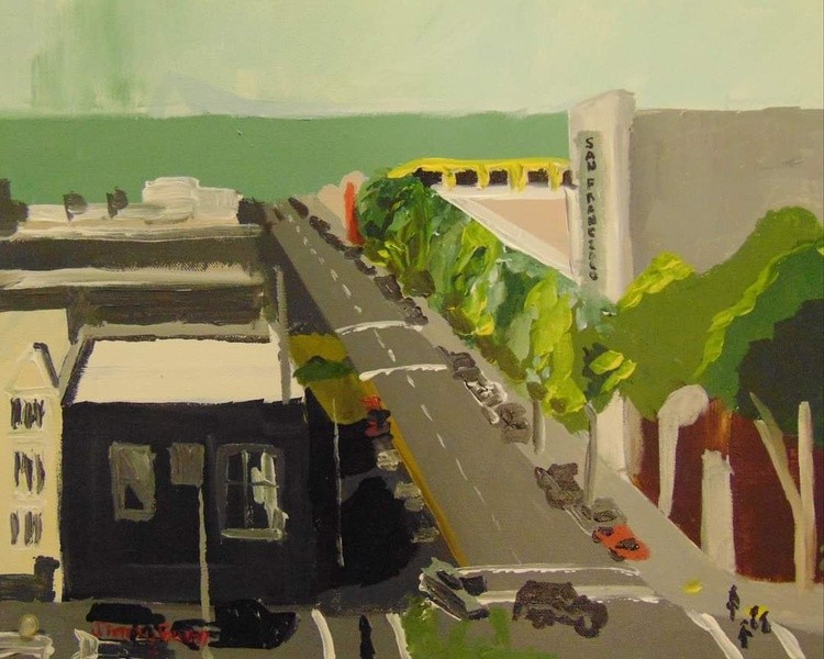 View of Street From Above