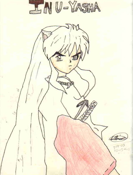 inu-yasha sweet looking
