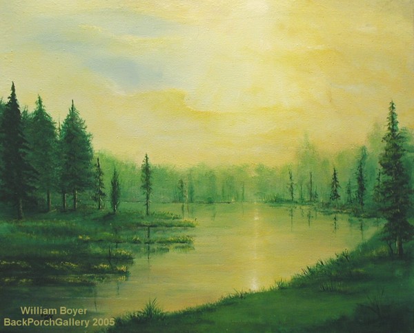 2005-20HaC 22x28  Yellow sunset