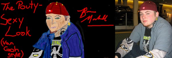 The Pouty Sexy Look (Vincent Van Gogh Style)
