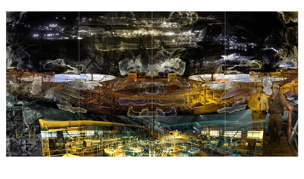 Metallurgical Process / Chilean Mining Mural
