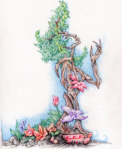Flower side