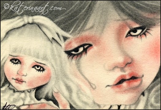 Fake Doll ACEO