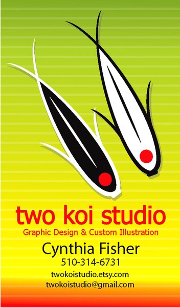 Two Koi Business Cards 2010