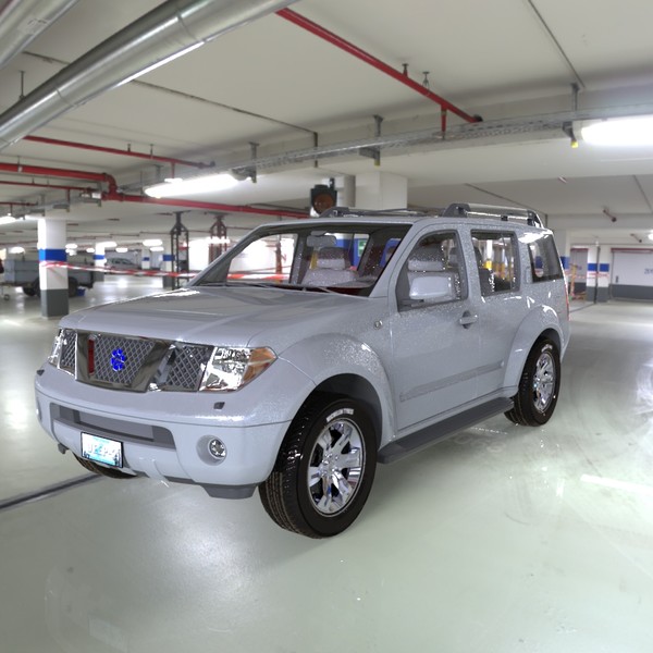 SUV in a Garage