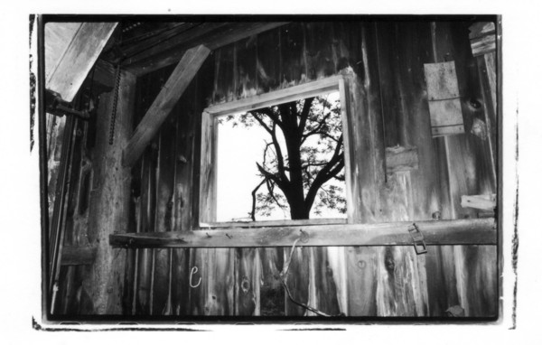Window in a wall.