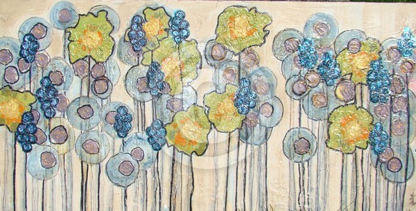 watercolored floral