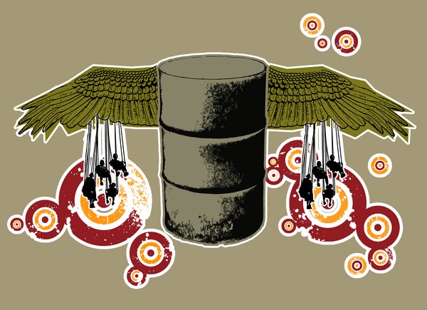 flying oil