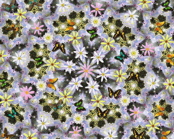 Spring in my garden kalidiscope design