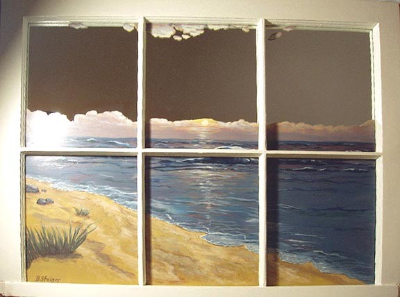 Ocean Landscape at Sunrise
