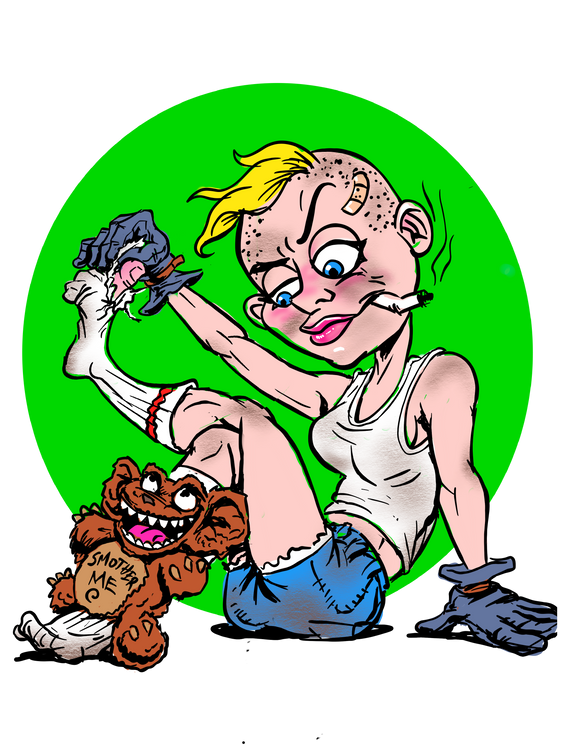 Tank Girl Relaxing