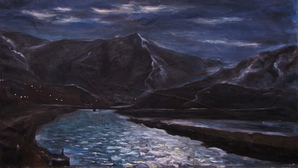 Night in mountans