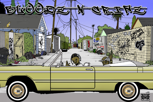 alley way in compton