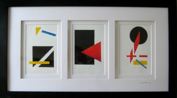 SUPREMATISM composition 1,2 and 3